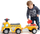 Kamion lodër me rimorkio Smoby Super Builder FA706C, ride on, me set rëre, i verdhë