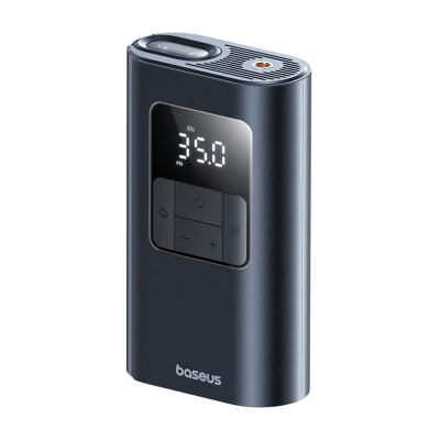Kompresor ajri portativ Baseus, 6000mAh, ekran dixhital, i zi