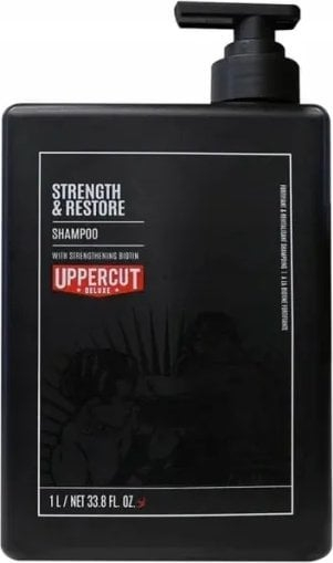Shampo për flokë Uppercut Deluxe Strength &amp; Restore, 1L