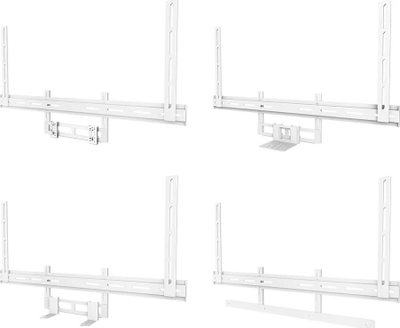 Kit videobar universal Neomounts AV2-500WH, për ekrane 43-110\", VESA, mban deri 10 kg, i bardhë