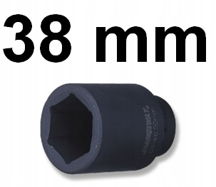 Çelës goditës i gjatë Jonnesway S03AD8138, 1", 38mm, i zi