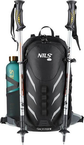 Çantë shpine Nils Camp NC1942 Ghoster, 20L, për hiking, e zezë