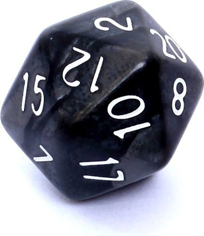 Set zarfash RPG Rebel Pearl, 7 copë, efekt perle, të zinj