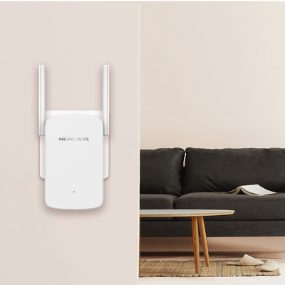 Zgjerues rrjeti Wi-Fi Mercusys AC1200, 5 GHz & 2.4 GHz, 2 antena, i bardhë