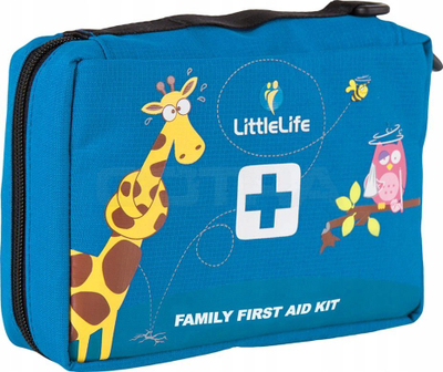 Set ndihme e parë LittleLife Family, me certifikim CE, për familje, i kuq