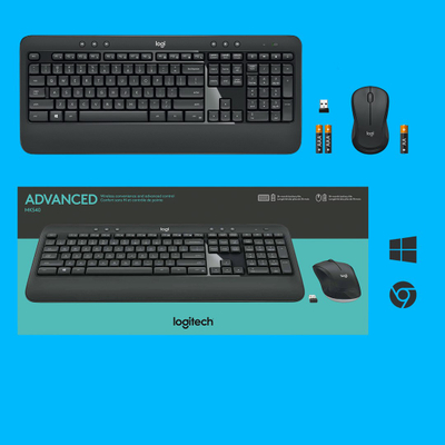 Set tastjere dhe mausi Logitech MK540 ADVANCED, wireless, i zi