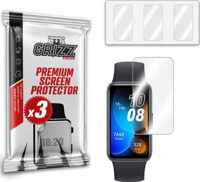 Folie mbrojtëse GrizzGlass Hydrofilm për Huawei Band 8, hydrogel, e tejdukshme
