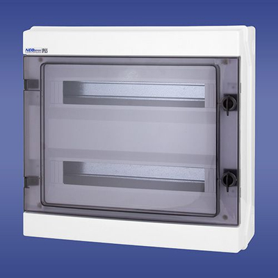 Panel shpërndarës hermetik Elektro-Plast RH-36/2, 2 x 18 module, IP65, gri