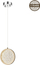 Lampë varëse Domoletti Napoli A2378-1 LED, 20cm, 10W, ngjyrë kromi