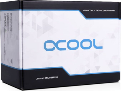 Rezervuar uji me pompë Alphacool Eisbecher Aurora D5 150mm, VPP Apex D5, ARGB, xham acetal
