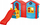 Kënd lojrash Woopie House, me rrëshqitëse 123 cm, plastikë e fortë, shumëngjyrësh