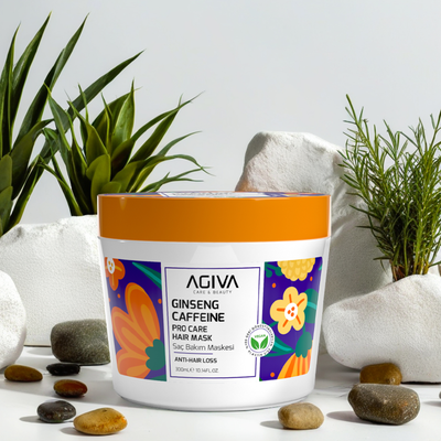 Maskë për flokë Agiva Caffeine Ginseng, 400ml