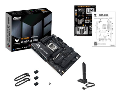 Матична плоча Asus TUF Gaming X870E Plus WiFi7, Socket AM5, DDR5, ATX, црна