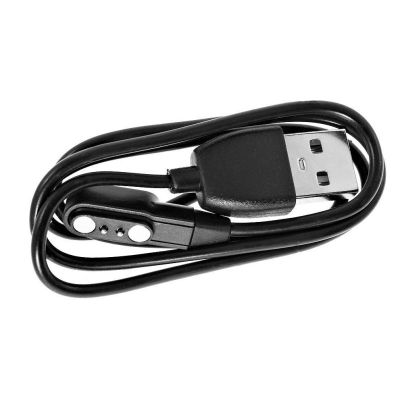 Kabllo karikimi për smartwatch Giewont GW120 Vertex GW450, USB, 61cm, e zezë