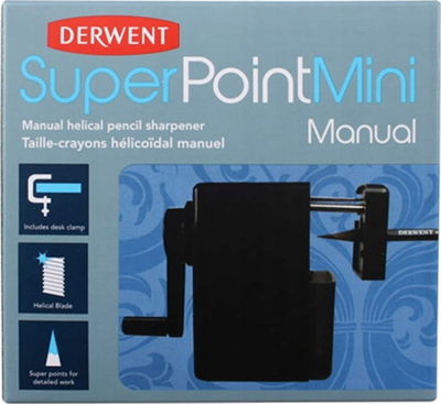Mprehëse dore lapsash Super Point Mini, me teh spiral, me enë për mbetjet, gri