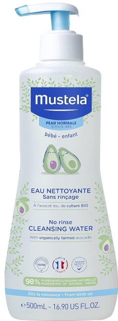 Ujë micellar pa shpëlarje për foshnje Mustela, 500ml