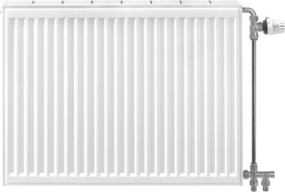 Radiator me ujë të nxehtë Stelrad 0214062109, 600 x 900 mm, 1071 W, i bardhë