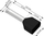 Konektor i izoluar ferrule XTREME 2x1.5 mm, 12 mm, set 100 copë, i zi