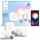 Set llamba smart Philips Hue Essential, E27, 8W RGB, 3 copë