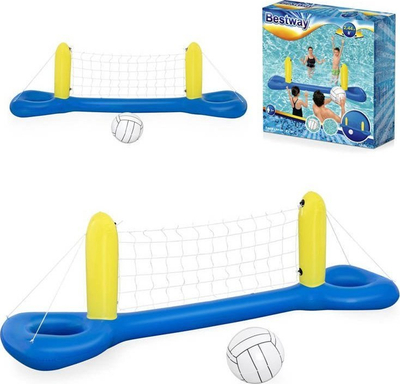 Rrjetë volejbolli pishine Bestway Inflatable Pool, me top, shumëngjyrëshe