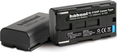 Батерија за фотоапарат Hahnel Canon HL-916HP, Li-Ion, 2600mAh, црна