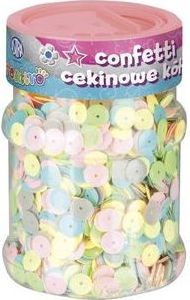 Konfeti dekorative Astra Sequin Dots Pastel Mix, 10 g, shumëngjyrëshe