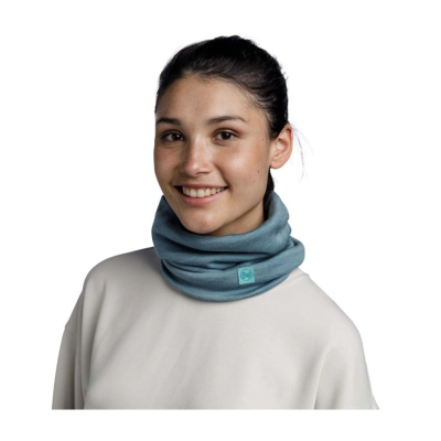 Shall multifunksional BUFF Merino Heavyweight Neck Warmer, lesh Merino, i gjelbër