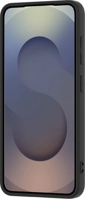Këllëf telefoni Crong për Samsung Galaxy S25 Plus, silikon, i zi