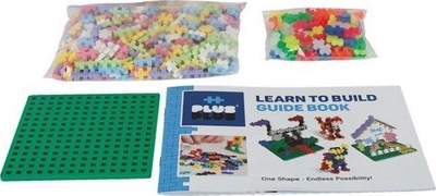 Set ndërtimi Plus-Plus Learn to Build Pastel, 400 copë, shumëngjyrësh