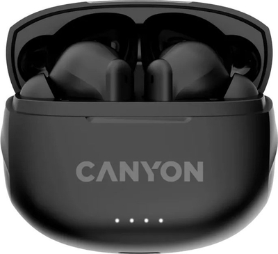 Kufje pa tela Canyon TWS-8, True Wireless, Bluetooth, të zeza