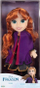 Kukull Disney Frozen 2 Anna Adventure, 35cm, me mantel udhëtimi, shumëngjyrëshe