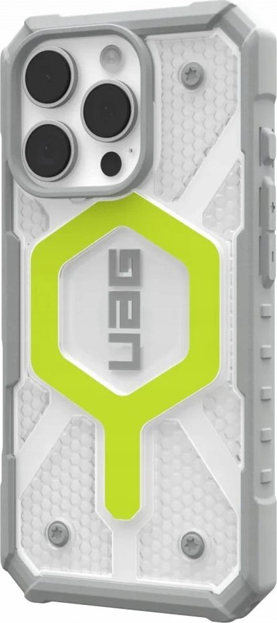 Mbulesë telefoni UAG Pathfinder Clear për iPhone 16 Pro, me MagSafe, Active Neon