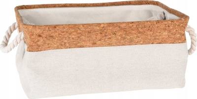 Shportë për rregullim gjanash Home Styling Collection, tekstil, 36 x 25 x 17 cm, gri