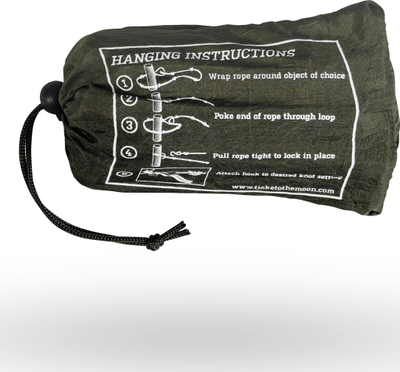Litar pezullimi Ticket To The Moon TMROPE, 2x240cm, najlon, blu