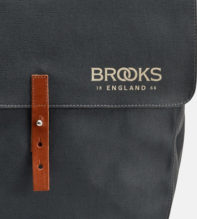 Çanta bisiklete Brooks Brick Lane Panniers, 2x15L, montim me rripa, gri