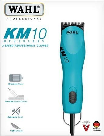 Makineri qethjeje profesionale Wahl KM10, motor brushless, 2 shpejtësi, blu