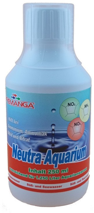 Solucion për akuarium Femanga Neutra, 250ml, për ujë të freskët dhe të kripur, transparent