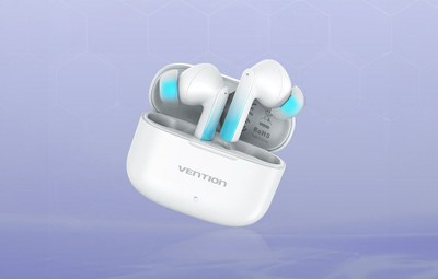 Kufje wireless Vention Elf E04, in-ear, Bluetooth, të bardha
