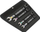 Set çelësa kombinim Wera 05020092001, 4 copë, madhësi SAE, gri