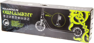 PB Ornament Урбан Тротинет, 230 mm, Зелен