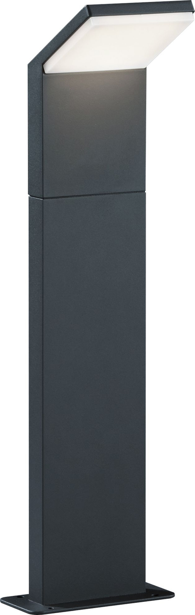 Llambë shtylle LED Trio Lighting PEARL, 50 cm, IP54, antracit