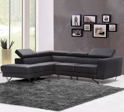 Tapet shaggy Living Room, 60x120 cm, grumbull i lartë, gri e errët