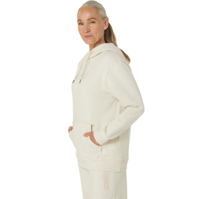 Дуксерка со капуља Asics Logo OTH Hoodie W 2032C845200, за жени, полиестер памук, зелена