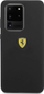 Këllëf silikon për telefon Ferrari FESSIHCS69BK, për Samsung Galaxy S20 Ultra, i zi