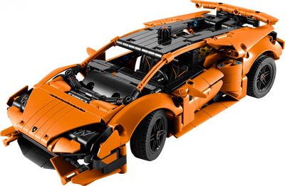 Set LEGO Technic Lamborghini Huracán Tecnica 42196, 806 copa, portokalli
