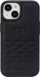 Këshe telefoni Audi GT me lëkurë sintetike, për iPhone 15 6.1", hardcase, e zezë