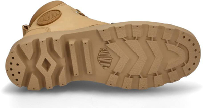 Çizme Palladium Pampa Sport Cuff WPS, lëkurë nubuck, lesh nga brënda, kafe