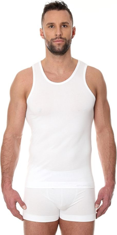 Maicë e brendshme për meshkuj Brubeck COMFORT COTTON TA00540A, termoaktive, madhësia XL, e bardhë