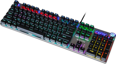 Tastierë Aurora K-3 LED KRGB (IKGMK3), kafe