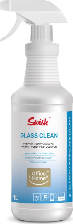Spraj pastrues xhami Swish Glass Clean, 1L, me bazë alkooli